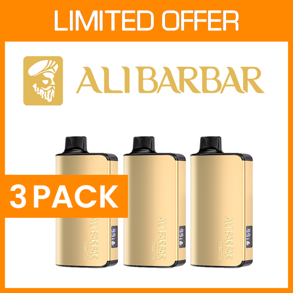 3 PACK – ALIBARBAR INGOT – 9000 PUFFS