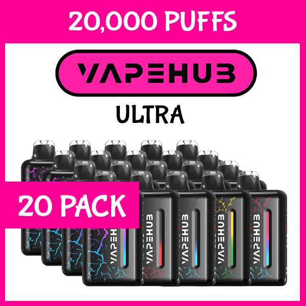 20 PACK – VAPEHUB ULTRA – 20000 PUFFS