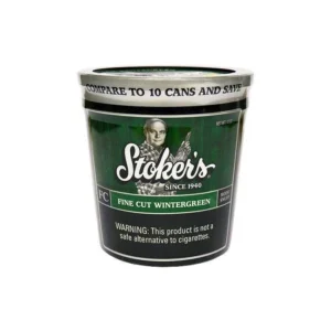 STOKER’S WINTERGREEN TUB 12OZ FINE CUT